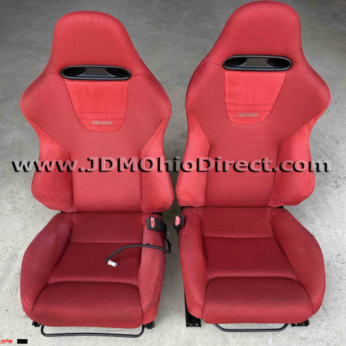 JDM EP3 Civic Type R Front Red Recaro Seats  